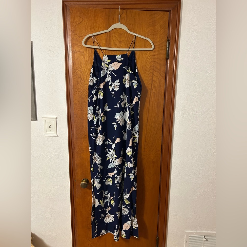 Floral Navy Maxi Dress